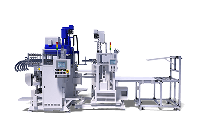 Continuous trimming machine with steel rule die cutting